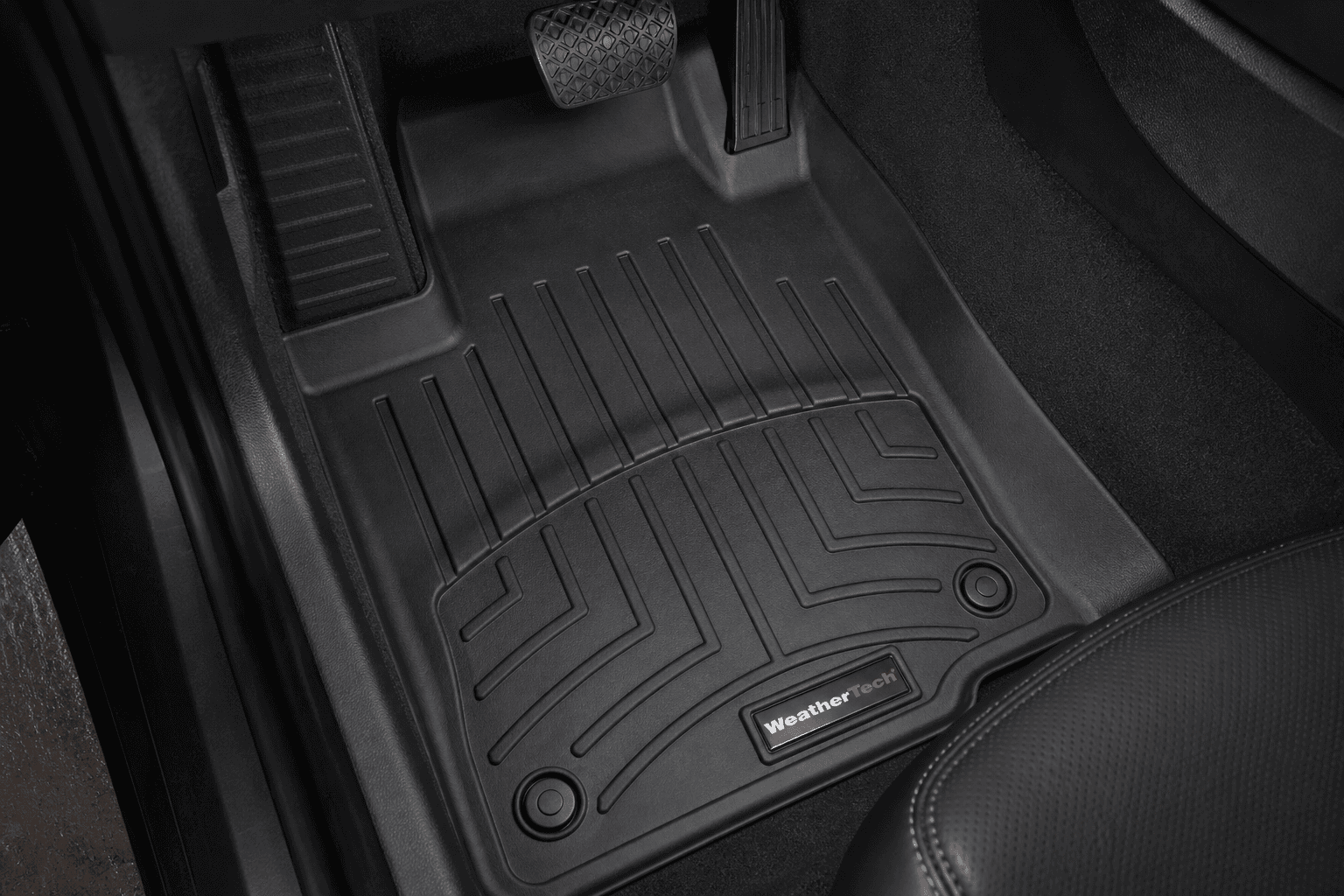After interior car detailing — restored floor mats in Denver